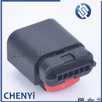 Sensor de posición del Pedal del acelerador de 6 pines, conector del automóvil del Pedal del acelerador para GM 1438153-5 ranura izquierda derecha