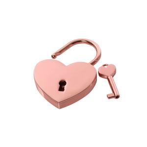 AJF TÜV RoHs EN-73 Test bestanden buntes herzförmiges Liebes schloss mit Schlüssel geschenk zum Valentinstag - Product Image 3