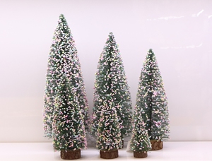 Commercio all'ingrosso della fabbrica 15/25/32cm di alta qualità piccolo tavolo artificiale albero di Natale <span class=keywords><strong>Mini</strong></span> albero di natale con palline di schiuma colorata - Product Image 5