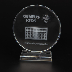 Trofeo de premio de girasol de cristal barato de fábrica para deportes y recuerdos - Product Image 6