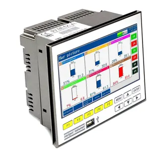 Registrador de datos de presión, grabadora sin papel multicanal, tabla USB, datos de temperatura