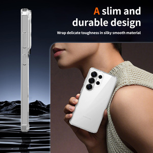 Capa de Celular Transparente Magnética com Suporte para Anel, em TPU+PC, para S26 Ultra/S25/S24 FE – Lançamento Quente! - Product Image 5