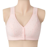 Soutiens-gorge femme Sexy chaud avec décoration en dentelle grande tasse sport corps bouton avant confortable sans fil pour les femmes de grande taille