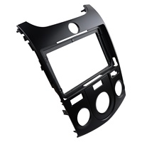 Cadre d'autoradio stéréo 9 pouces pour KIA Cerato TD, Forte TD, Naza Forte 2009-2012, kit de garniture de tableau de bord Android, façade