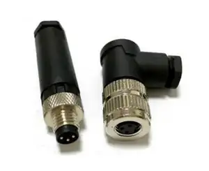 M8 2Pin PVC IP66 male female electric bike Waterproof cable Connector plug