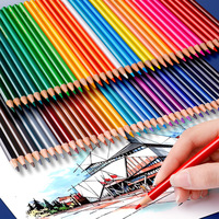 Bonvada WPC096 - Lápices de Colores de Madera Personalizados, Solubles en Agua, para Niños, 180 Colores Únicos, para Promoción y Uso Escolar