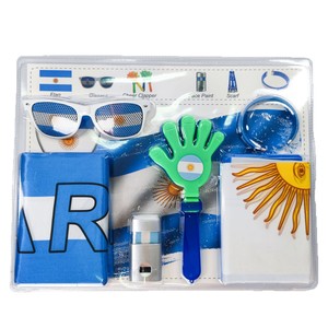 Set de Artículos para Fanáticos del Fútbol Mundial 2026: Bufanda de Poliéster, Gafas, Pulsera, Pañuelo para la <span class=keywords><strong>Cara</strong></span>, <span class=keywords><strong>Bandera</strong></span>, Venta al por Mayor - Product Image 6