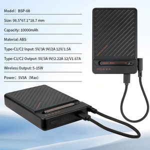 Banque d'alimentation ultra-mince <span class=keywords><strong>Chargeur</strong></span> magnétique rapide 10000mah Banque d'alimentation magnétique semi-solide avec câble Type C vers Type C - Product Image 4
