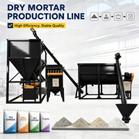 Ligne de production de mortier sec adhésif pour carrelage de haute précision à prix d'usine pour le coulis et l'adhésif de fixation de carrelage