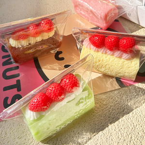 Novedad: Juguetes Sensoriales Antiestrés de Pastel de Fresa y Chocolate, Juguetes Blandos de Postre Dulce para Aliviar el Estrés, ¡Gran Venta! - Product Image 4