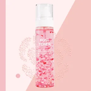 Private Label Korean Moisturizing Skin Care Skincare Natural Organic Pure Rose Water Facial Mist Face Toner Spray For Face