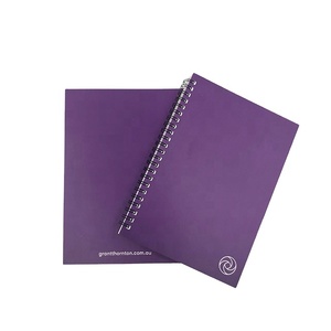 Custom Eco Friendly Printing <b>Diary</b> PVC Hardcover Spiral Planner Notebook - Product Image 2