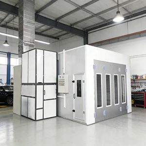 Cabina <span class=keywords><strong>de</strong></span> Pintura Automotriz <span class=keywords><strong>de</strong></span> Alta Temperatura con Quemador Diésel, Iluminación LED, Ventilador Centrífugo, 80°C <span class=keywords><strong>de</strong></span> Temperatura <span class=keywords><strong>de</strong></span> Horneado, Certificación CE - Product Image 3