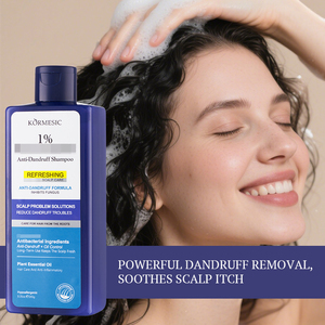 แชมพูออร์แกนิคสูตรขจัดรังแค บำรุงเส้นผม ลดการหลุดร่วงของเส้นผม ซ่อมแซมผมเสีย ขนาด 265 กรัม ยี่ห้อ KORMESIC รับผลิตแบบ OEM - Product Image 3