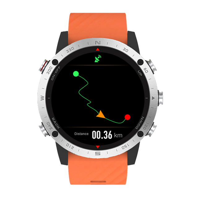 Sunroad GPS Digital Smart Sports Watch High Accuracy Navigation Altimeter Barometer Compass Waterproof Run Cycling Climb Hiking