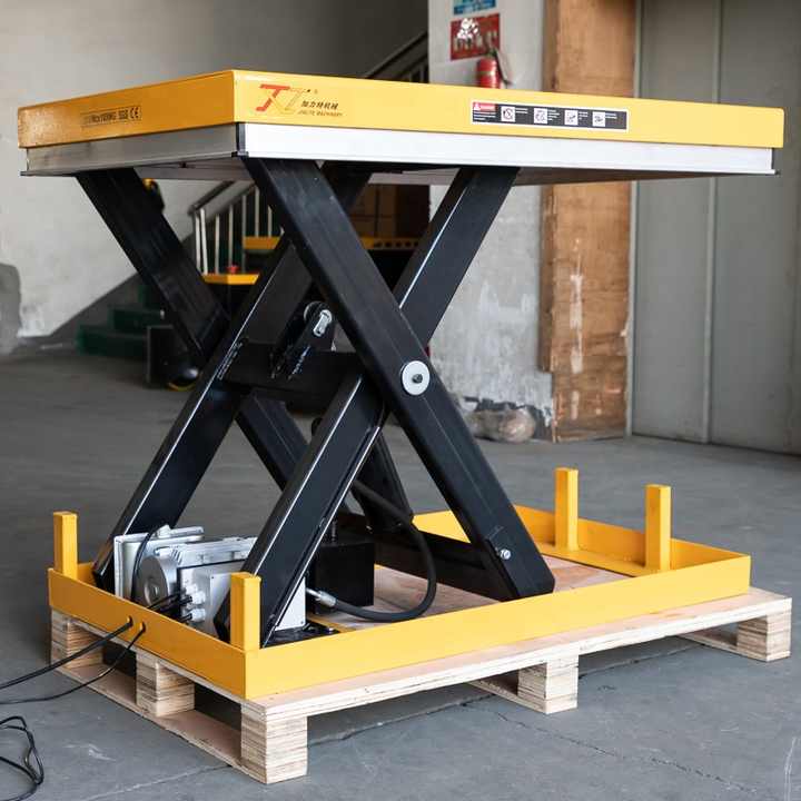 HW1001 High Quality Load 1t Height 1m Scissor Platform Size1300*820mm