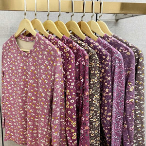 1.62 Dollar modèle QRF001 Blouse gros pull hauts grande taille dames maman dernières conceptions Blouse pour les femmes - Product Image 3