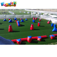 Plumeau gonflable d'extérieur, paintball, étiquette de tir à l'arc