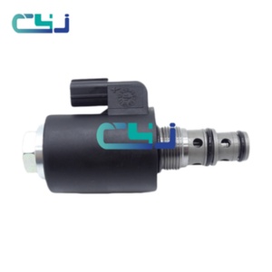 โซลินอยด์วาล์ว 24V รุ่น KWE6K22 G24D16B วาล์วหยุด สำหรับอะไหล่เครื่องจักรรถขุด SK200 หมายเลข 3855361040 - Product Image 4