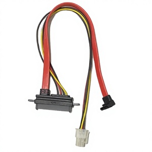 สายอะแดปเตอร์แปลงไฟ4พินไปยัง SATA HDD พร้อมตัวนำทองแดงบริสุทธิ์และปลอกพีวีซีสำหรับ <span class=keywords><strong>Hikvision</strong></span> <span class=keywords><strong>DVR</strong></span> - Product Image 4