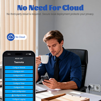Prise intelligente Tasmota EU 16A 20A compatible avec Alexa, Google Home, application de contrôle à distance, surveillance de la consommation, programmation, commande vocale pour prise électrique
