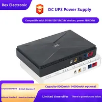 Mini Power Bank Portable DC 5V/9V/12V/15V/24V avec Fonction PoE, Alimentation d'Urgence, Entrée AC 100-240V, Sortie 18W/36W, en Aluminium