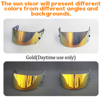 Visière photochromique intégrale GP-7 pour casque GP-7 GP7/SRC – Verre de remplacement, pare-brise, lentille de protection, accessoires
