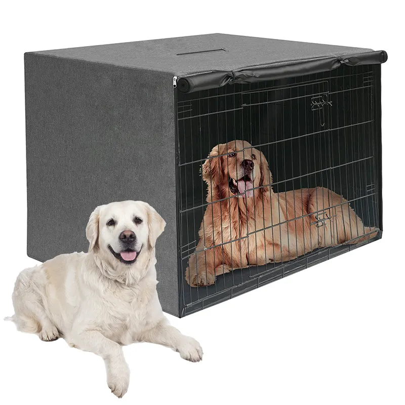 2024 nuovo arrivo esterno durevole oscurante lavabile per cani per animali domestici copertura della gabbia della gabbia