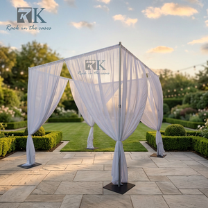 Kit de Tubos para Carpa Cuadrada, Decoración de Bodas, Soporte Elegante para Telón de Fondo, Tubo para Cortinas - Product Image 2