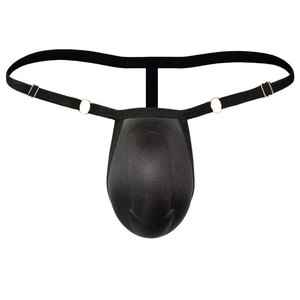 Men's 3D Foam Cup Underwear Skin Color Low Rise Adjustable Thong Breathable Shaping Plus Size - Product Image 2