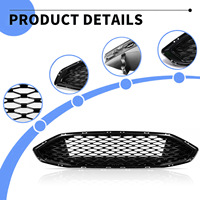 Grille avant en ABS Ascend, vente flash, durabilité supérieure, pour Ford Mondeo Fusion 2017-2018, facile à installer