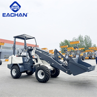 EACHAN Opération facile CE EPA Euro 5 Chargeur sur pneus frontal Chargeur entièrement hydraulique Fonctionnement agricole Chargeur électrique