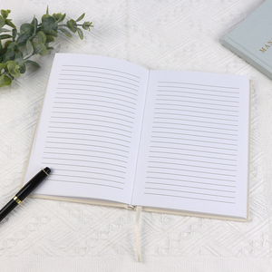 Carnet de notes personnalisé en tissu, couverture rigide, journal en lin pour affaires, format A5, personnalisable avec logo - Product Image 6