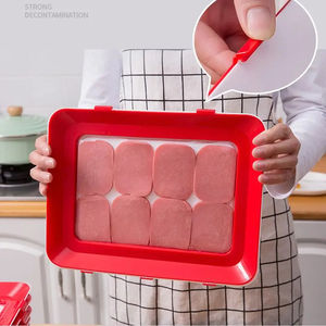 Bandeja al por mayor para conservación de alimentos al vacío, apilable en el refrigerador, con película de sellado nano, accesorios de cocina - Product Image 1