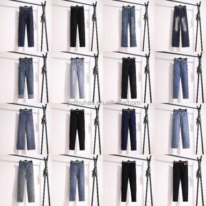 Jeans déchirés tendance pour femmes, vente en gros pour le commerce extérieur, nouveaux pantalons avec poche latérale, nouveauté 2024 - Product Image 3