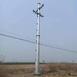 Tour de support en treillis d'acier pour lignes de transmission aériennes 35 kV, 66 kV, 110 kV et projets d'électrification rurale - Product Image 6