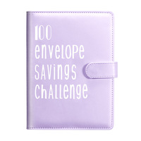 Livre de défis d'épargne avec enveloppes Livre de planification budgétaire pour la budgétisation 100 Envelope Challenge Binder