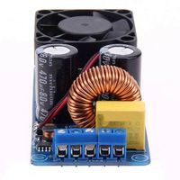 Modulateur PWM avec ventilateur Mono Audio IRFB31N20 31A Courant 200V Numérique 500W IRS2092S Classe D Amplificateur Hi-Fi Classe D