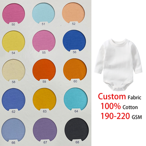 ชุดบอดี้สูทแขนยาวสีขาวสำหรับเด็กทารกแรกเกิดพิมพ์ฉลากแบบกำหนดเอง - Product Image 3