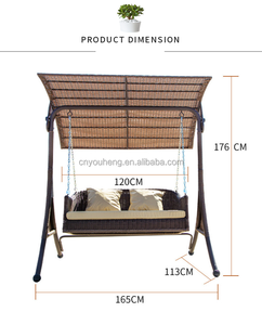 Elegante Bali Metal Patio gato colgante techo bastón de huevo al aire libre columpio cesta balcón columpio jardín <span class=keywords><strong>hamaca</strong></span> <span class=keywords><strong>reclinable</strong></span> sillas columpio - Product Image 4