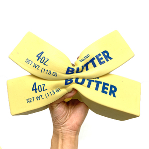 Giocattolo Gigante in PU a Forma di Burro, Morbido e a Lenta Risalita, <span class=keywords><strong>Giocattoli</strong></span> Mochi, Blocco di Burro Quadrato Giallo con Stampa Latte, Alimenti Simulati - Product Image 5