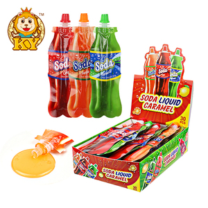 Toptan tatlılar soda şişe şekli sıkmak ekşi reçel meyveli sıvı şeker - Product Image 1