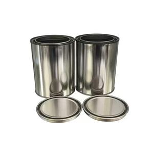 علب معدنية فارغة مستديرة سعة 1000 مل للطلاء مع أغطية من مصنع العلب المعدنية - Product Image 3