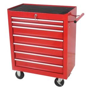 कस्टम शीट धातु गैरेज अलमारियाँ भंडारण कोने उपकरण बॉक्स छाती कैबिनेट दराज पहियों के साथ - Product Image 1