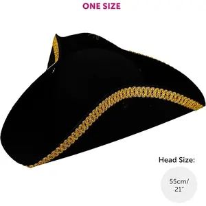 Chapeau de pirate TRICORN, merchandising personnalisé - Product Image 2