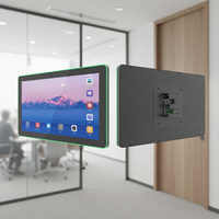 Tableta Android de 15.6 Pulgadas con Montaje en Pared, Alimentación por PoE, Luz LED Personalizada, Pantalla Táctil de 10 Puntos, Rk3566 2+16GB, Carcasa Metálica para Oficina