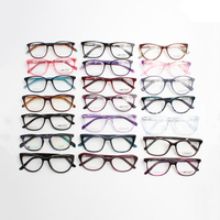 Assortiment de montures de lunettes optiques en acétate, prêtes à l'emploi, en stock, à prix abordable
