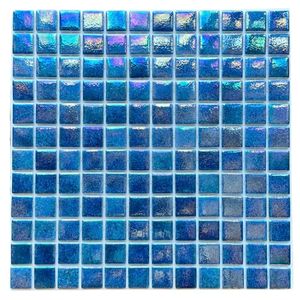 Mosaïque en cristal de haute qualité 300*300mm tuile de mosaïque en verre pour piscines intérieures et extérieures - Product Image 1