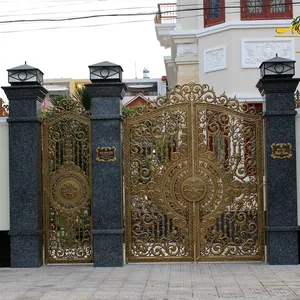 Barrière de sécurité moderne de haute qualité, en aluminium moulé, Art, jardin, cour, clôture, prix de gros