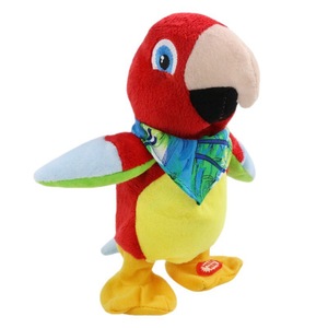 Juguete de Peluche Electrónico de Periquito Blanco, Divertido, con Grabación de Voz, <span class=keywords><strong>Canciones</strong></span> y Bailes, 31-50 cm - Product Image 1
